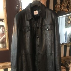 Emanuel Ungaro Vintage Liberte Leather Coat